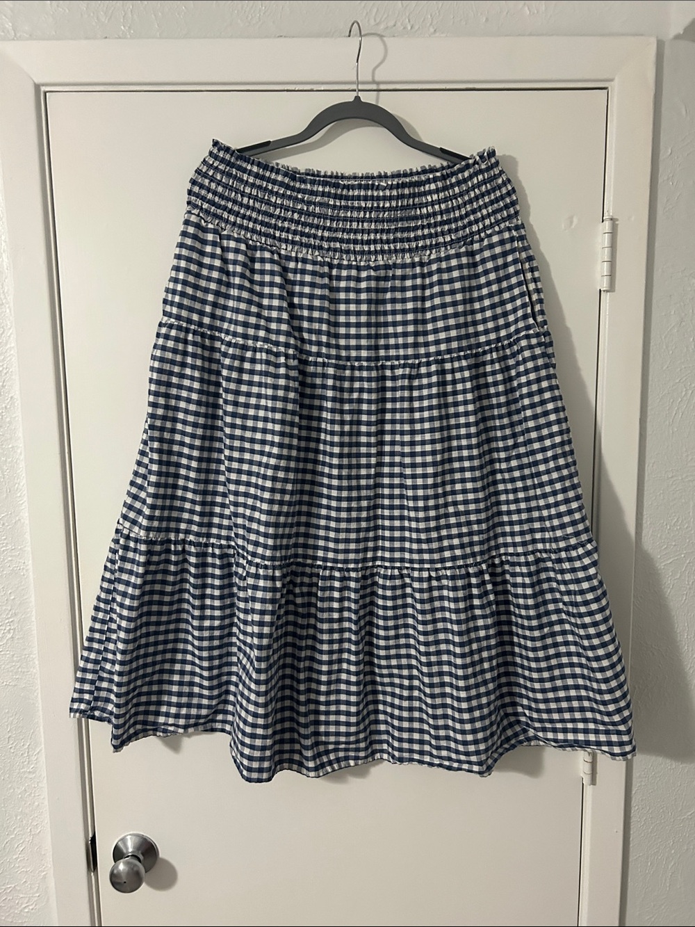 Universal Thread Blue Gingham Skirt